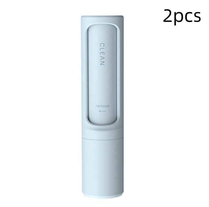 2-1 Reusable Pet Hair Remover Brush Lint Roller Portable Effective Self Cleaning Tool for Cat Dog Fur Hair Dust Removal Brush