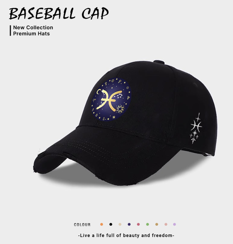 Europäische und amerikanische lässige Baseballkappe für Damen