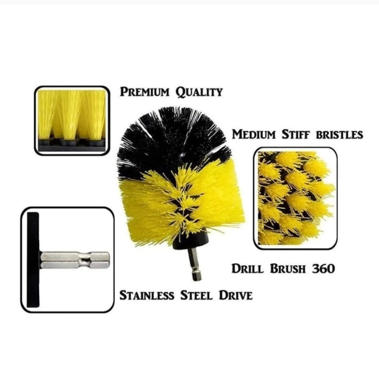 Electric Drill Brush Household Cleaning Dedusting Brush Cleaning Brush