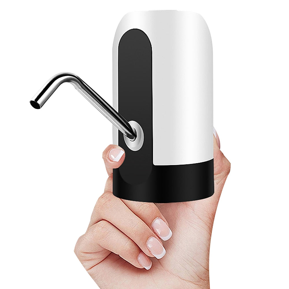 مضخات زجاجات مياه شرب كهربائية أوتوماتيكية قابلة للشحن عبر USB مع جهاز ذكي لتحويل ضخ المياه للأجهزة المنزلية