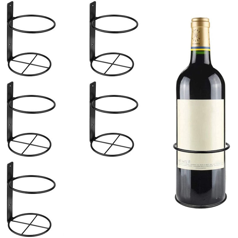 Wandmontiertes Weinregal für eine Flasche