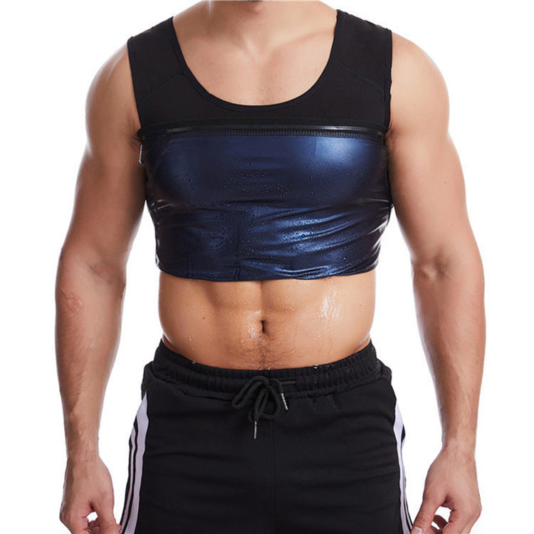 男女束身暴汗服收腹健身背心