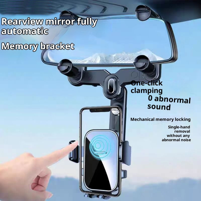 Rearview Mirror Clip-on Car Phone Holder