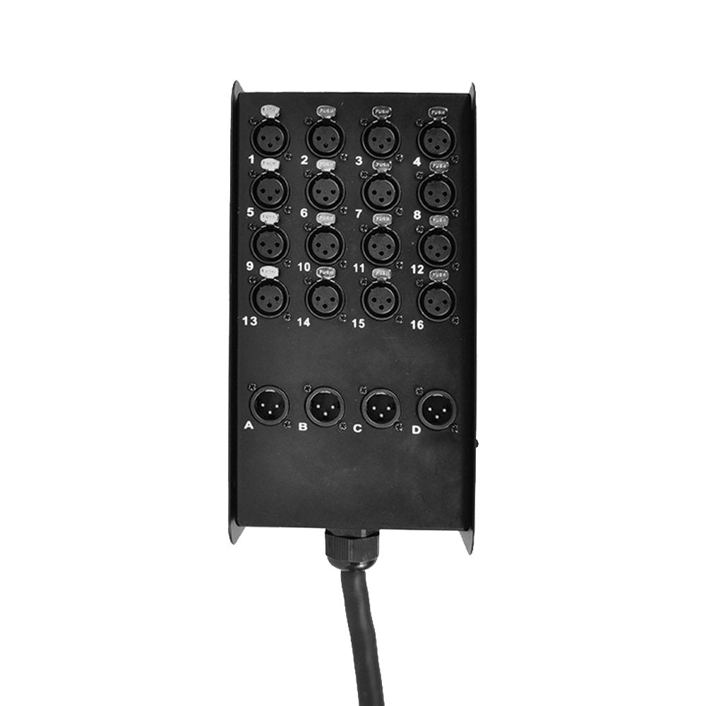 Seismic Audio Speakers 12 Channel Low Profile XLR Send Circuit Board Snake Cable, XLR Splitter Cable, 100 Feet