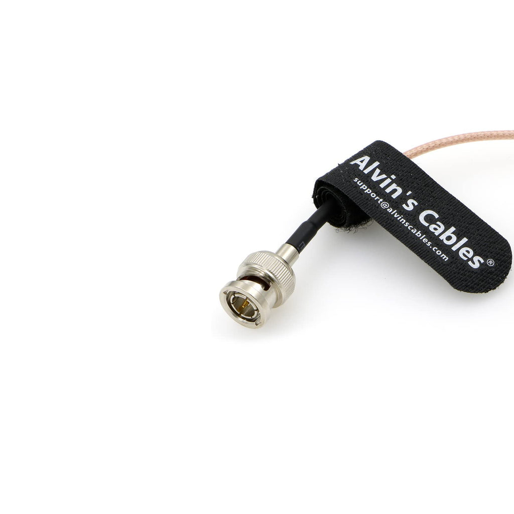 Alvin's Cables 3G SDI Cable BNC to BNC Cable Thin Flexible for Sony FS5| FS7| FX6, for Canon C300, Blackmagic URSA Camera, Atomos Ninja| Shogun Monitor, Right Angle 60CM| 2ft