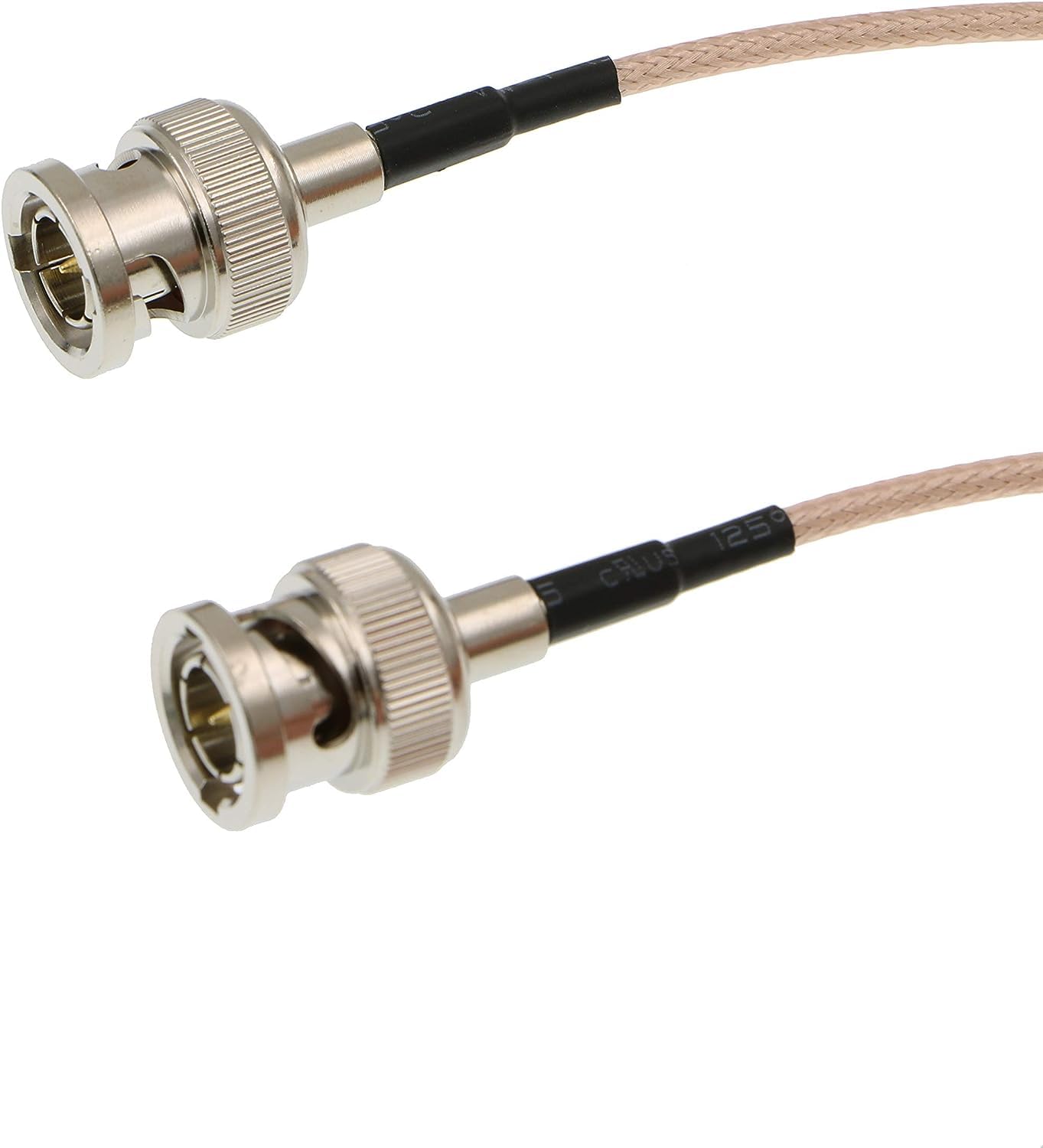 Alvin's Cables 3G SDI Cable BNC to BNC Cable Thin Flexible for Sony FS5| FS7| FX6, for Canon C300, Blackmagic URSA Camera, Atomos Ninja| Shogun Monitor, Right Angle 60CM| 2ft