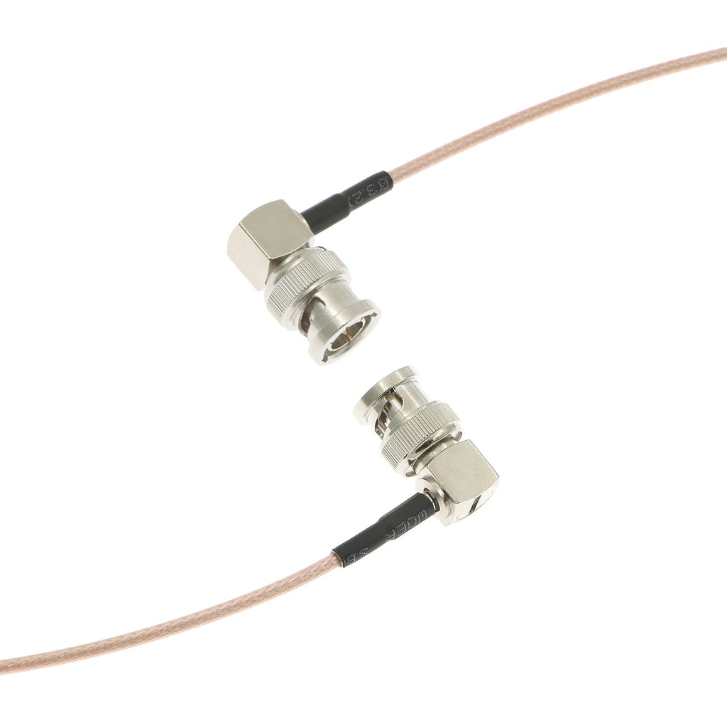 Alvin's Cables 3G SDI Cable BNC to BNC Cable Thin Flexible for Sony FS5| FS7| FX6, for Canon C300, Blackmagic URSA Camera, Atomos Ninja| Shogun Monitor, Right Angle 60CM| 2ft