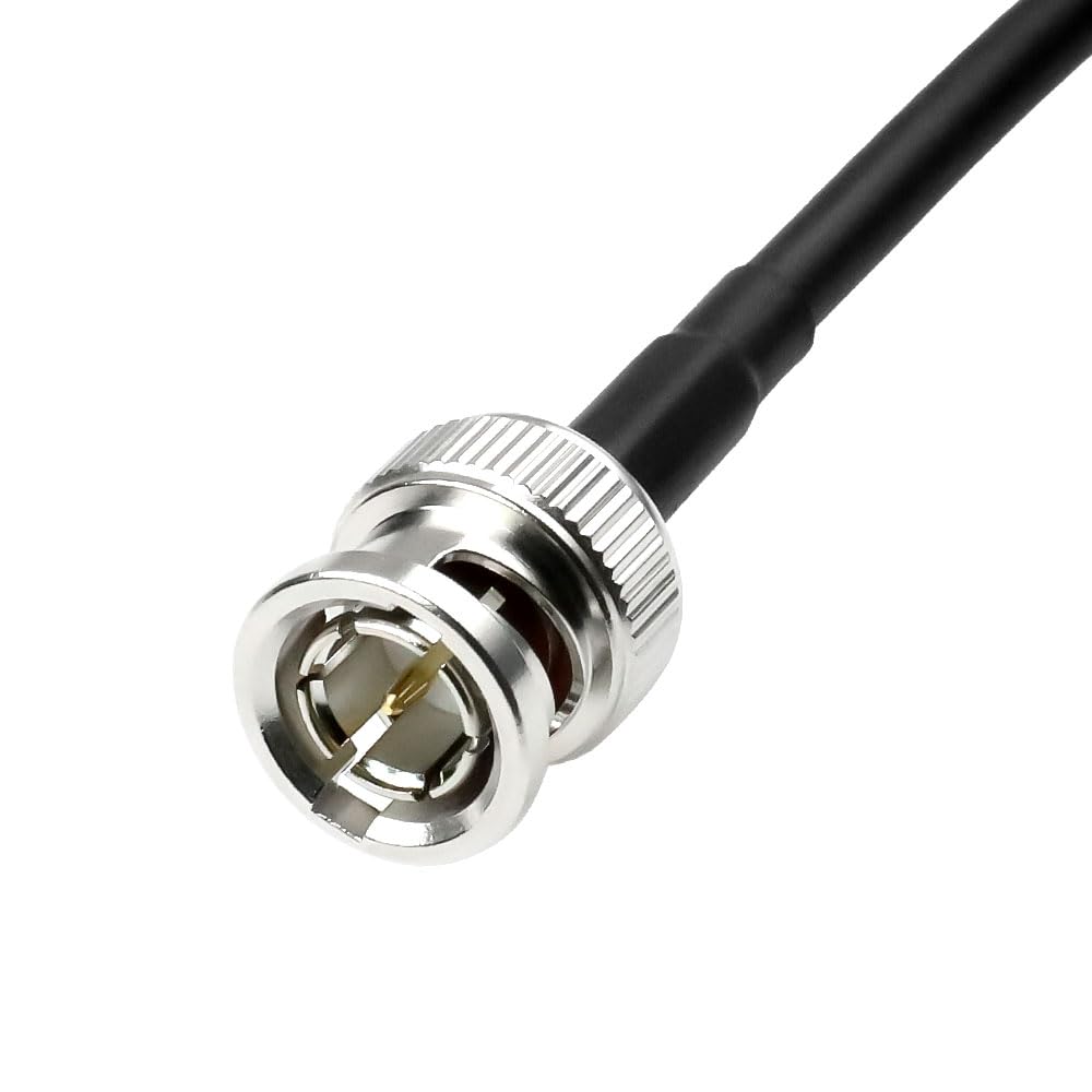 Alvin's Cables 12G SDI Cable Flexible, BNC Male to Male Right Angle for RED Komodo| Atomos Monitor 75 Ohm Shielded Cable for 4K Video Camera 50cm|19in