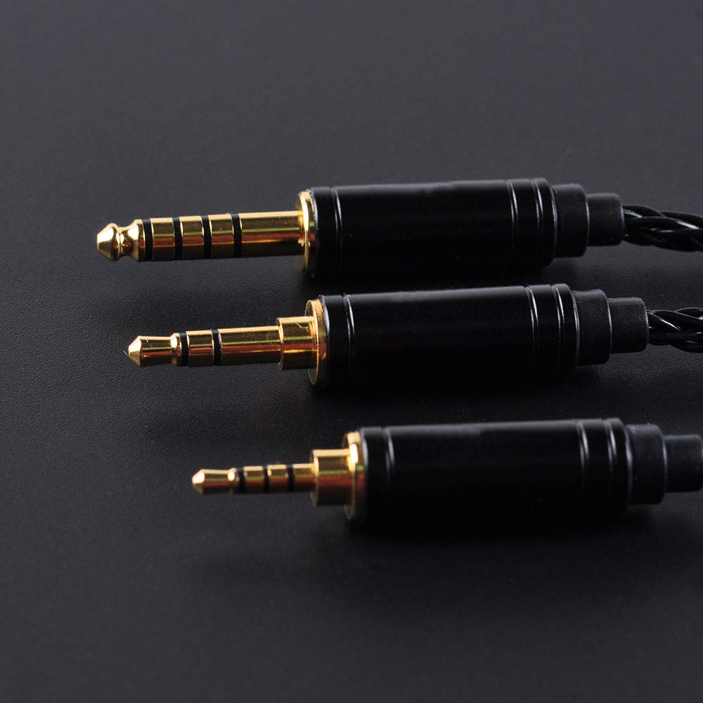 KBEAR ST16 Plus Long IEMs Earphone Cable with QDC-Type Pin for KZ ZSN/ZSN PRO /EDX PRO/ZS10 PRO/ZSN PRO X/ZS12 PRO X/ZSX/ZAS/ZVX/AS16/ZAR/DQS/ASX/D-Fi/Castor/PR2/PR3/ZEX CCA CRA/C12/C10PRO (QDC 3.5MM)
