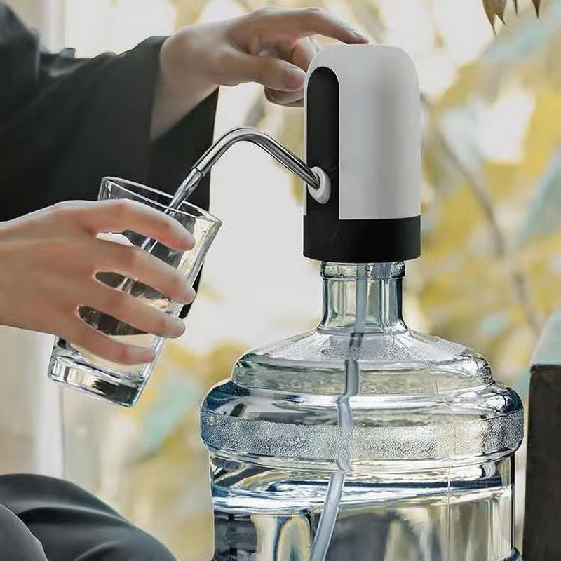 مضخات زجاجات مياه شرب كهربائية أوتوماتيكية قابلة للشحن عبر USB مع جهاز ذكي لتحويل ضخ المياه للأجهزة المنزلية