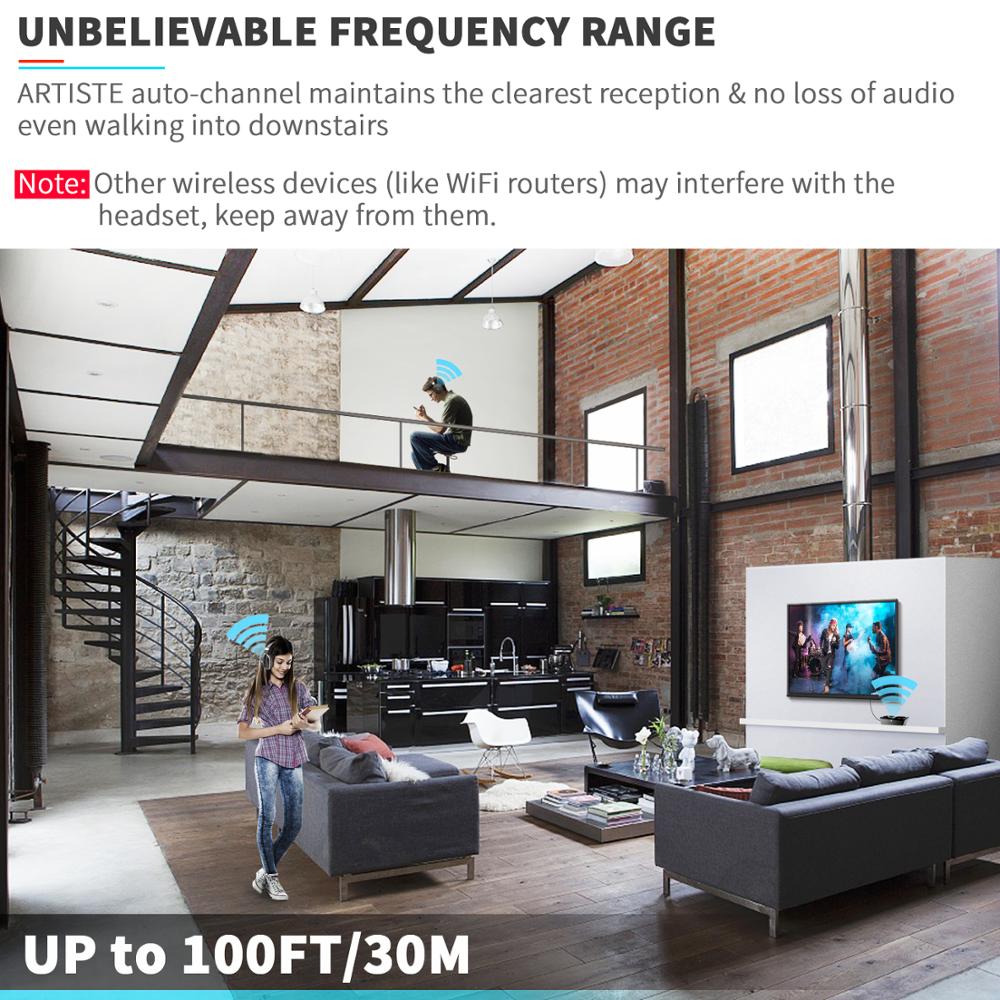 Wireless on-ear headphones with black charging dock base