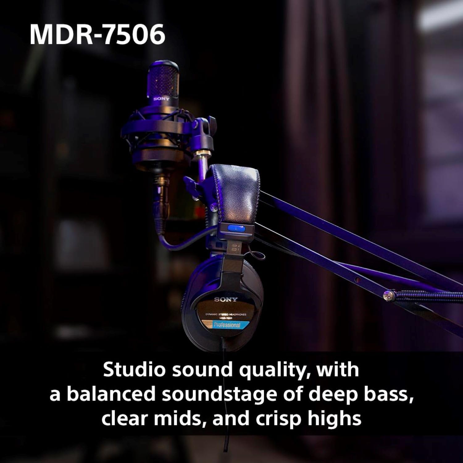 Sony MDR7506 Professioneller Großmembran-Kopfhörer