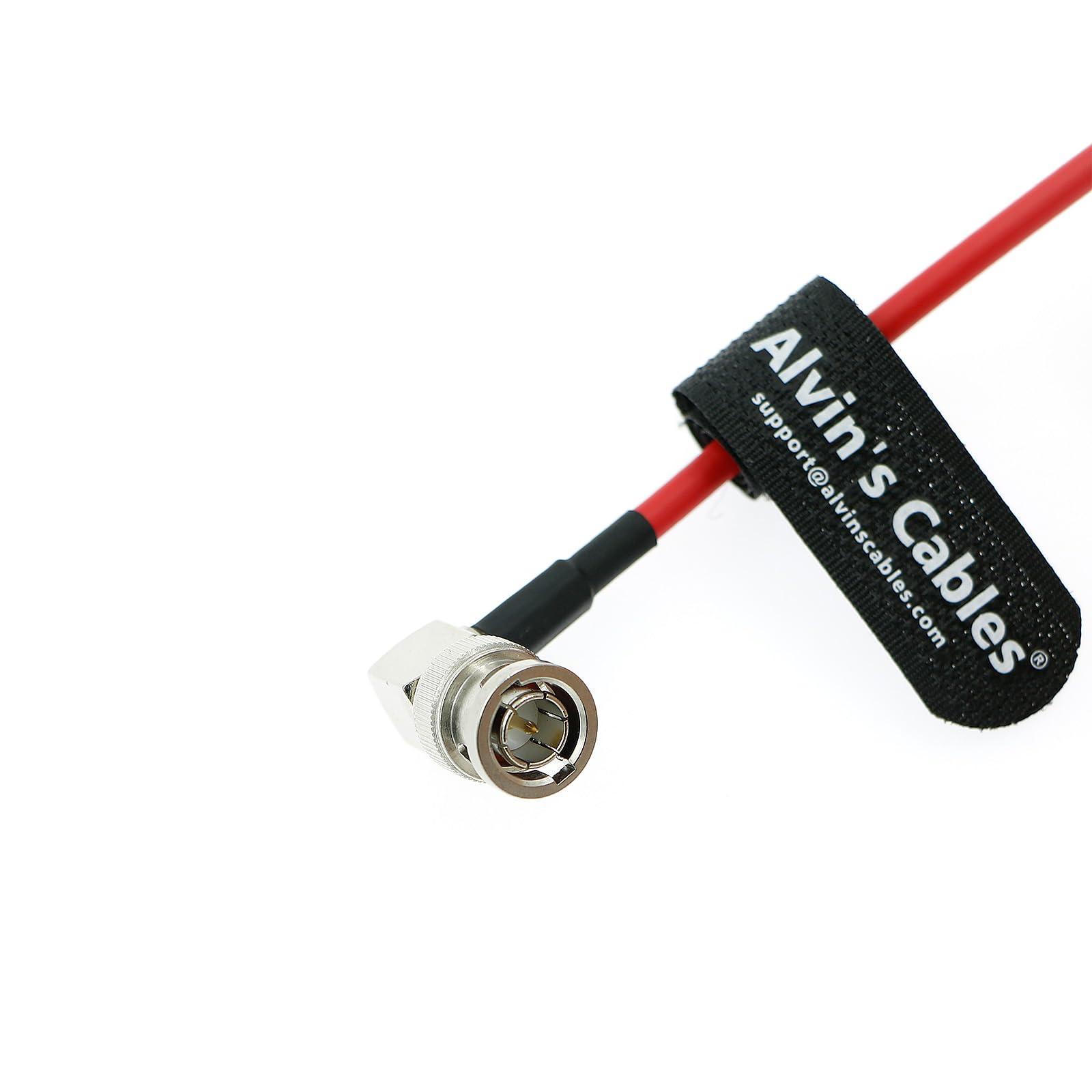 Alvin's Cables 12G SDI Cable Flexible, BNC Male to Male Right Angle for RED Komodo| Atomos Monitor 75 Ohm Shielded Cable for 4K Video Camera 50cm|19in