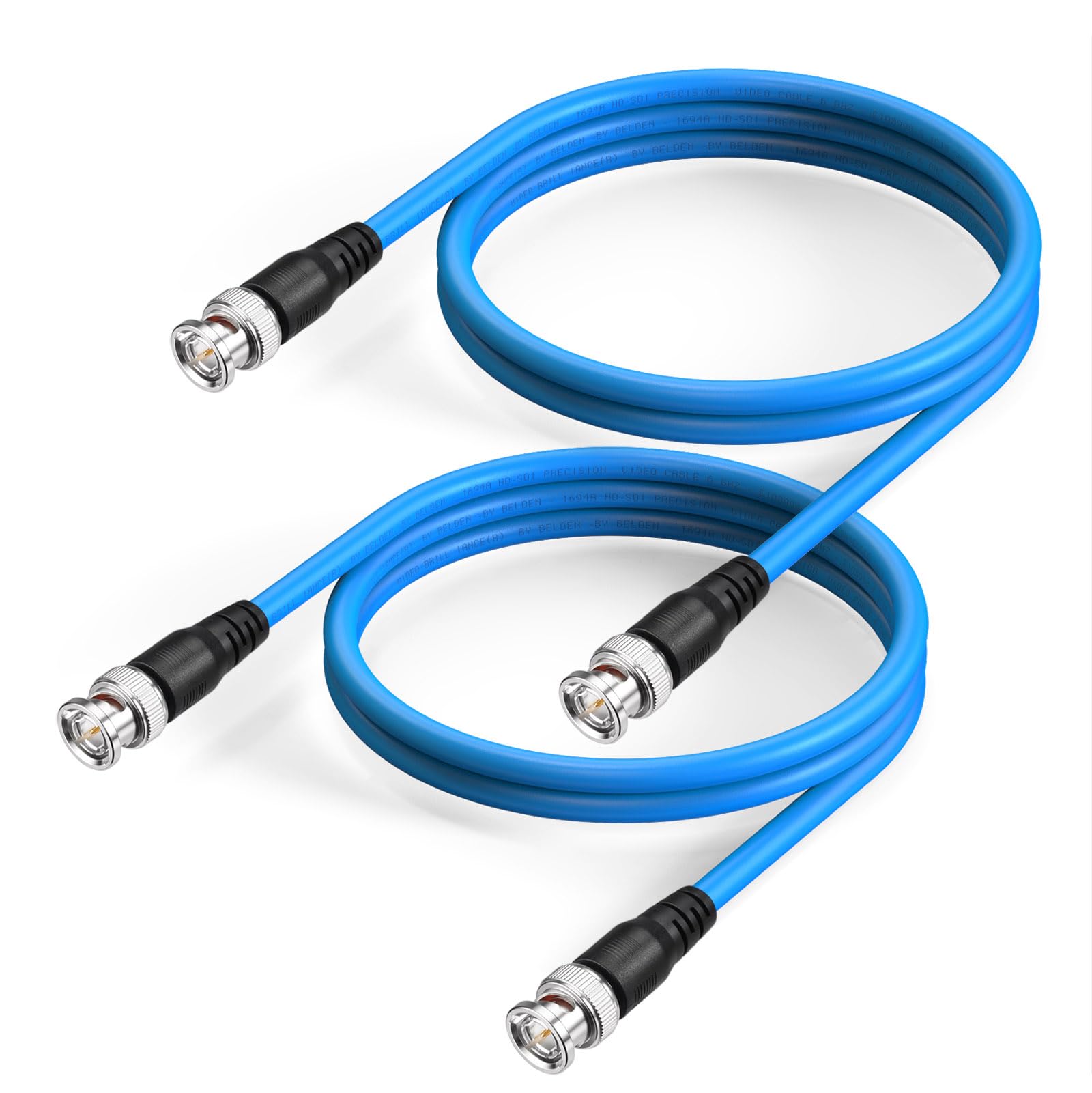 Superbat SDI Cable BNC Cable 3G/6G/12G (Belden 1694A)，10FT/15FT/30FT/50FT/100FT/200FT,Supports HD-SDI/3G-SDI/4K/8K，SDI Video Cable Precision Video Cable(1Pcs)