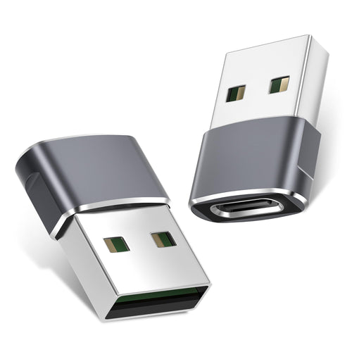 محول Basesailor من USB إلى USB C لهواتف iPhone 17 Pro Max، 17e 16 15، مجموعة شاحن 2 قطع، محول من Type C أنثى إلى USB A ذكر لساعات Apple Watch iWatch S11/10، AirPods Pro 3 4، iPad mini 7 Air، Samsung S26 S25