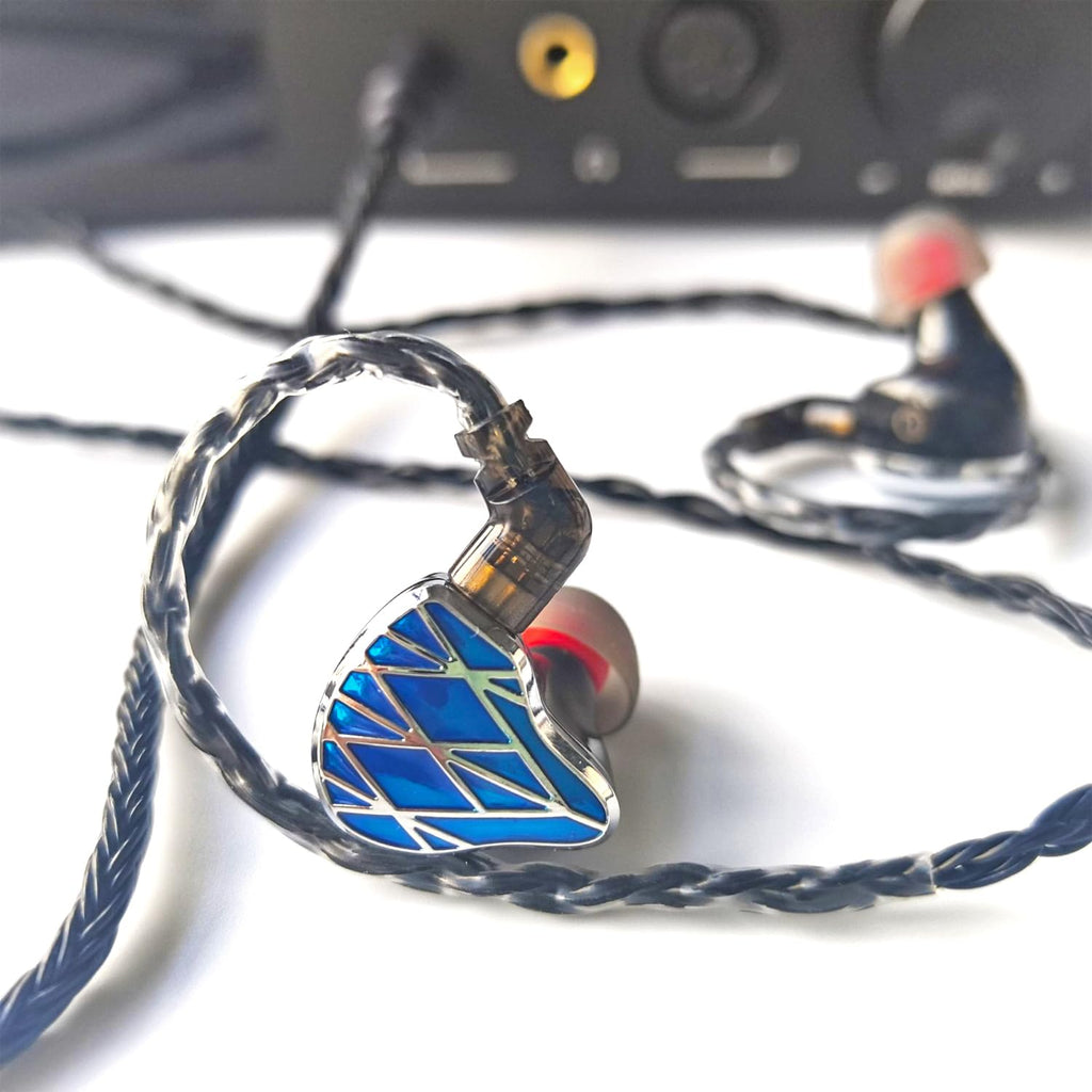 IEM Upgrade Cable, 16 Core Silver Plated Earphone Upgraded Cords, QDC-C Pin 1.5m in Ear Monitor Cable for KZ ZS10 ZSN PRO AS16 CCA CRA C12(Recessed 2pin 3.5mm 4.9ft) Black