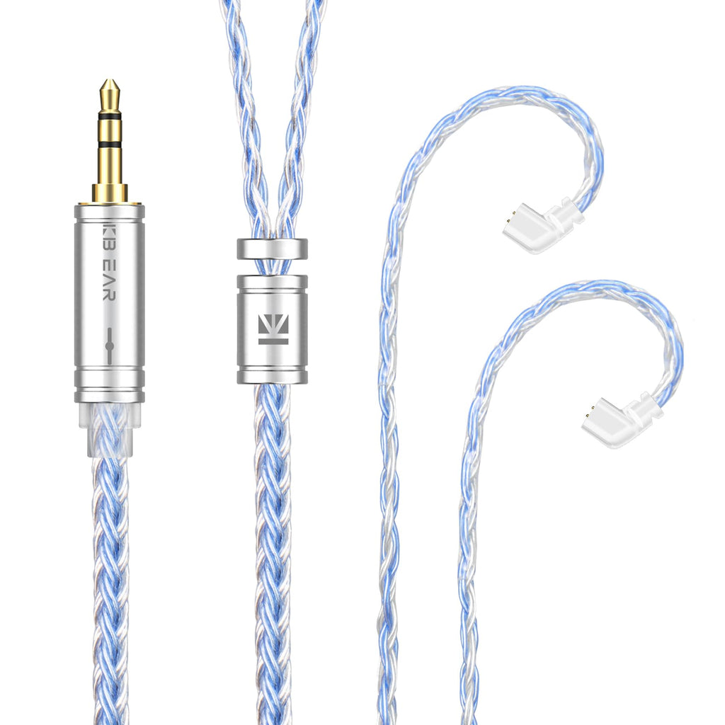 KBEAR ST16 Plus Long IEMs Earphone Cable with QDC-Type Pin for KZ ZSN/ZSN PRO /EDX PRO/ZS10 PRO/ZSN PRO X/ZS12 PRO X/ZSX/ZAS/ZVX/AS16/ZAR/DQS/ASX/D-Fi/Castor/PR2/PR3/ZEX CCA CRA/C12/C10PRO (QDC 3.5MM)
