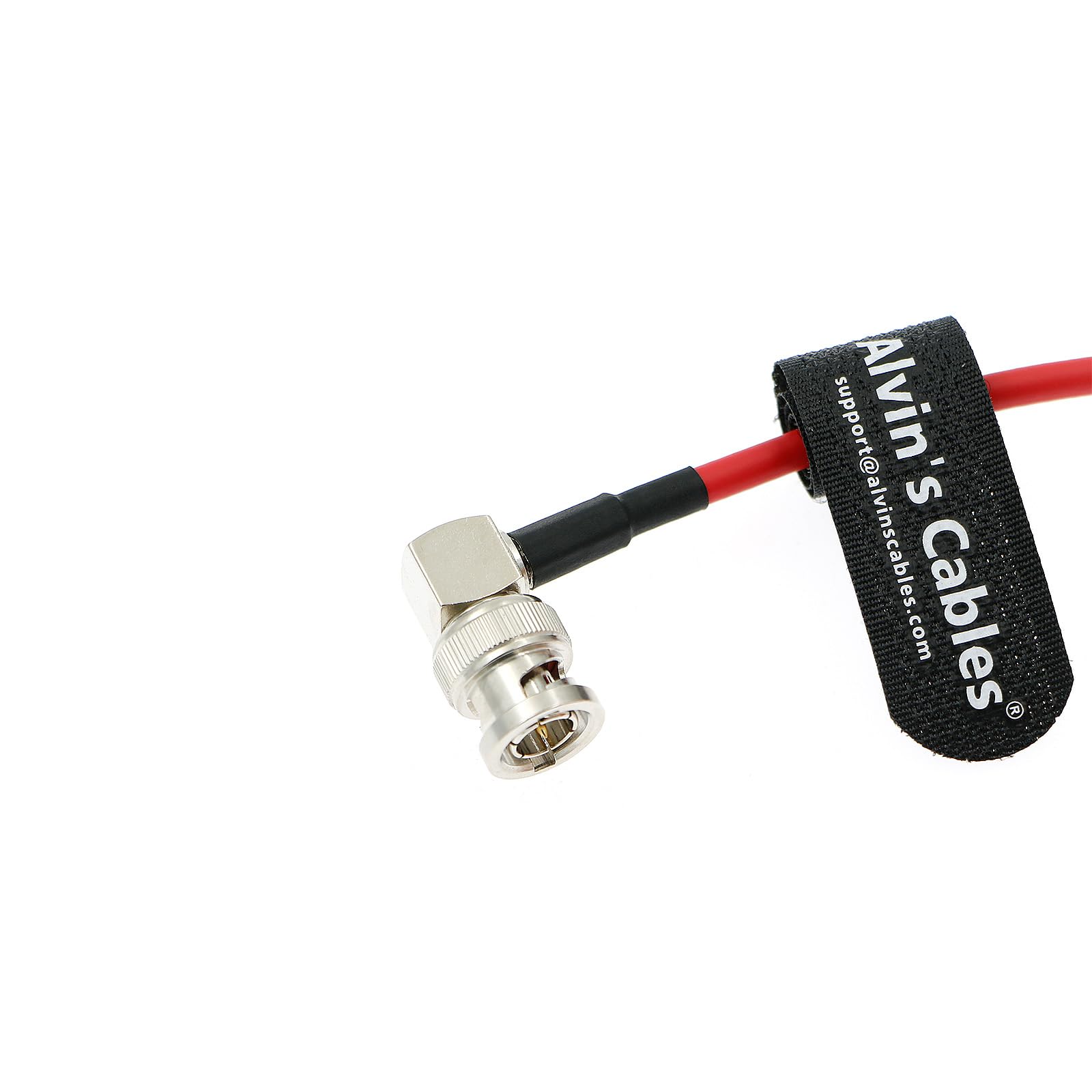 Alvin's Cables 12G SDI Cable Flexible, BNC Male to Male Right Angle for RED Komodo| Atomos Monitor 75 Ohm Shielded Cable for 4K Video Camera 50cm|19in