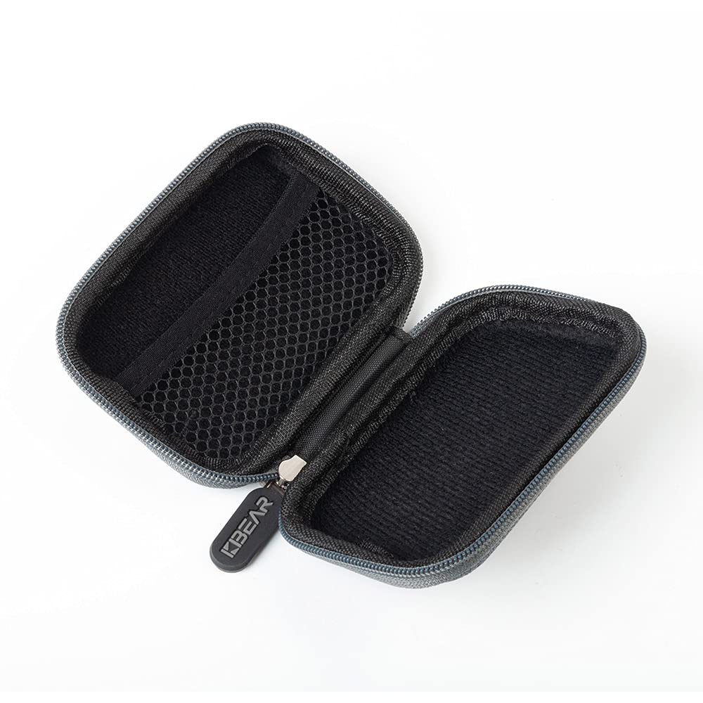 KZ ZS10 Pro IEM 入耳式监听器盒，带登山扣的 CCZ ZC02 耳机盒，适用于 CCA CRA、Shure SE215、Moondrop Chu、CCZ Melody、KBEAR KS1 的 EVA 旅行收纳包