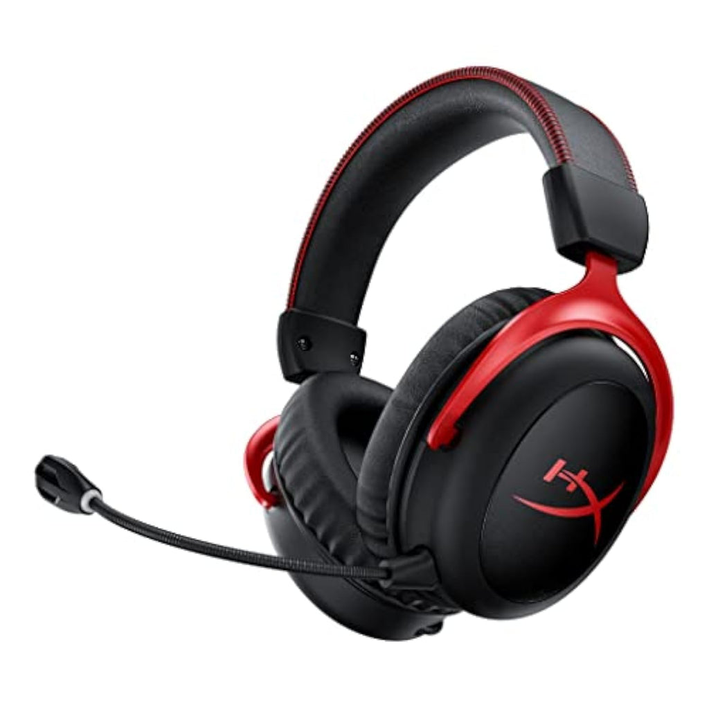 HyperX Cloud II Gaming Headset - 7.1 Surround Sound - Memory Foam Ear Pads - Durable Aluminum Frame - Multi Platform Headset - Works with PC, PS4, PS4 PRO, Xbox One, Xbox One S - Red (KHX-HSCP-RD)