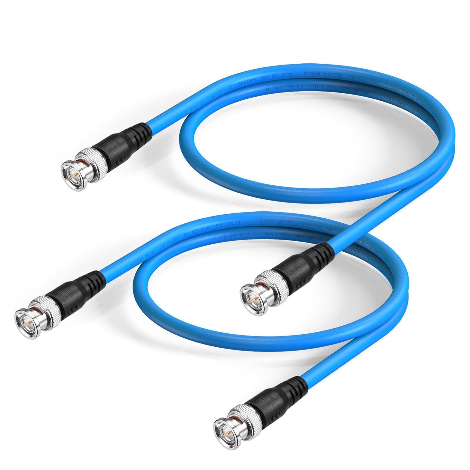 Superbat SDI Cable BNC Cable 3G/6G/12G (Belden 1694A)，10FT/15FT/30FT/50FT/100FT/200FT,Supports HD-SDI/3G-SDI/4K/8K，SDI Video Cable Precision Video Cable(1Pcs)