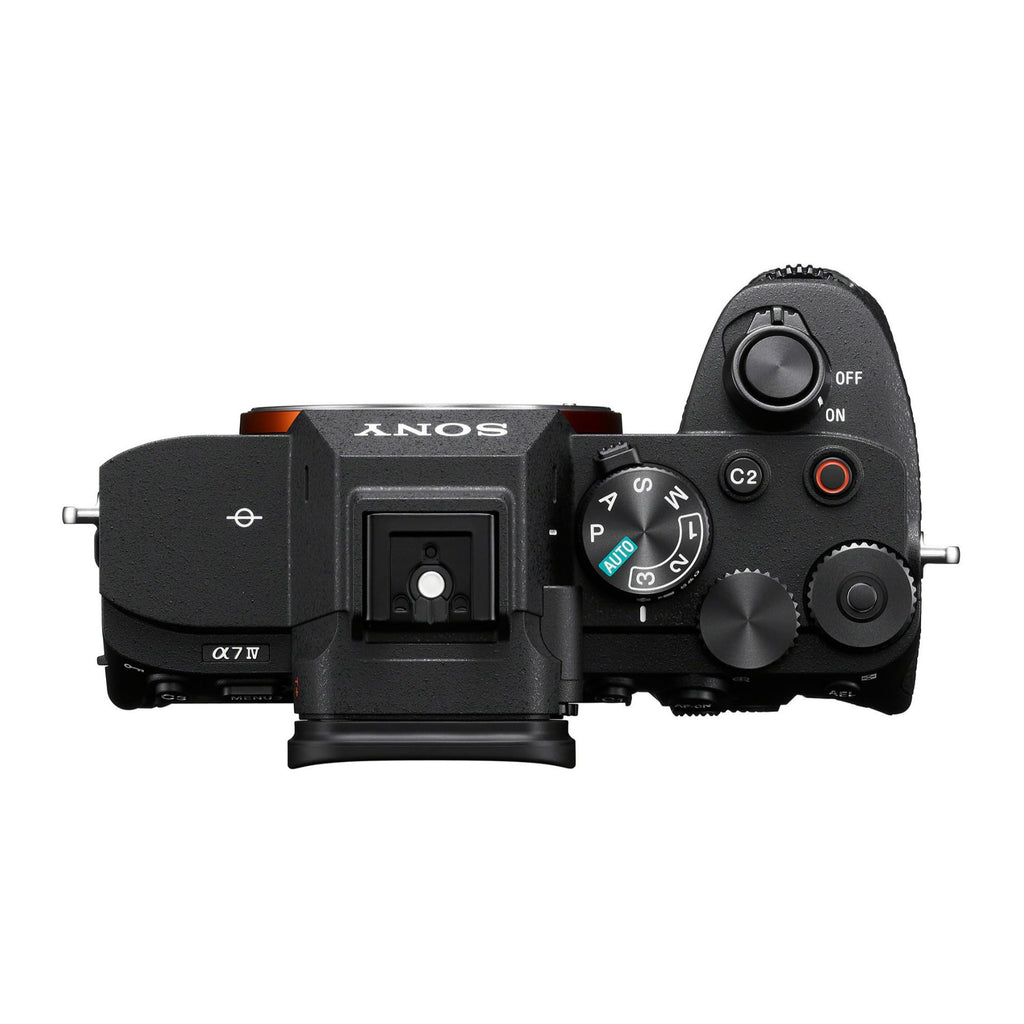 كاميرا سوني ألفا 7 IV بدون مرآة بإطار كامل مع عدسة قابلة للتبديل ومجموعة عدسات زووم 28-70 مم