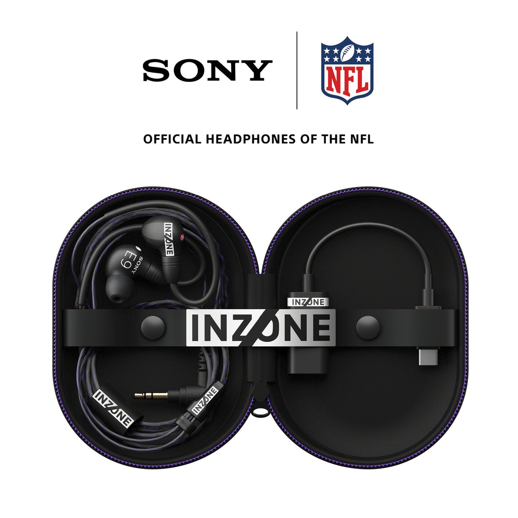 Sony INZONE E9 Wired in-Ear Monitor for Gaming, Tuned for FPS Games, Sound Isolating Earbuds, Comfortable Fit, Low Profile Design, 360 Spatial Sound, Case Included, Developed with Fnatic, Black