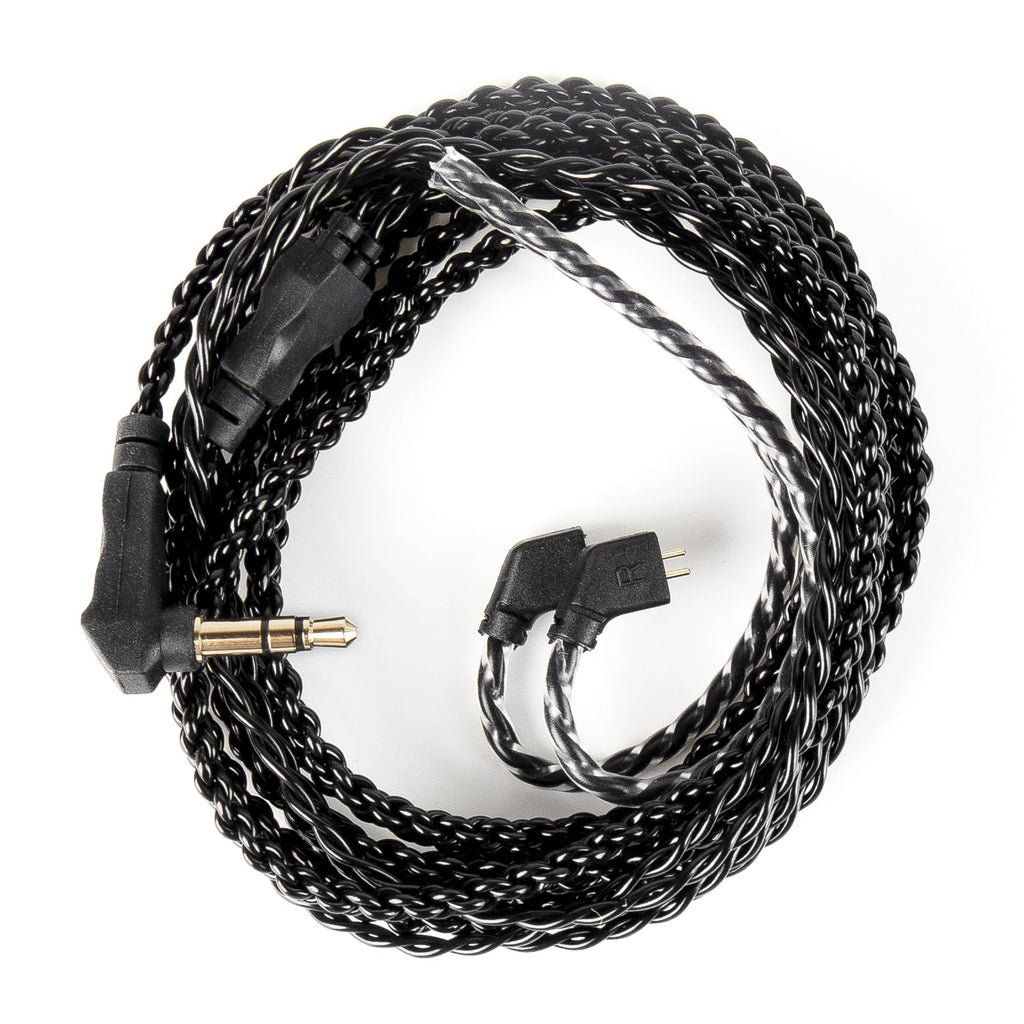 KZ ZS10 PRO Cable 2M IEM Cable in Ear Monitor Cable with 3.5mm Plug for KZ ZS 10 PRO/ZS10 PRO X/EDX PRO/ZAR/Castor/ZSN PRO/ZSN PRO X/ES4/ZSR//ZS10 PRO 2/ZS12 PRO X (3.5mm Without Mic, QDC)