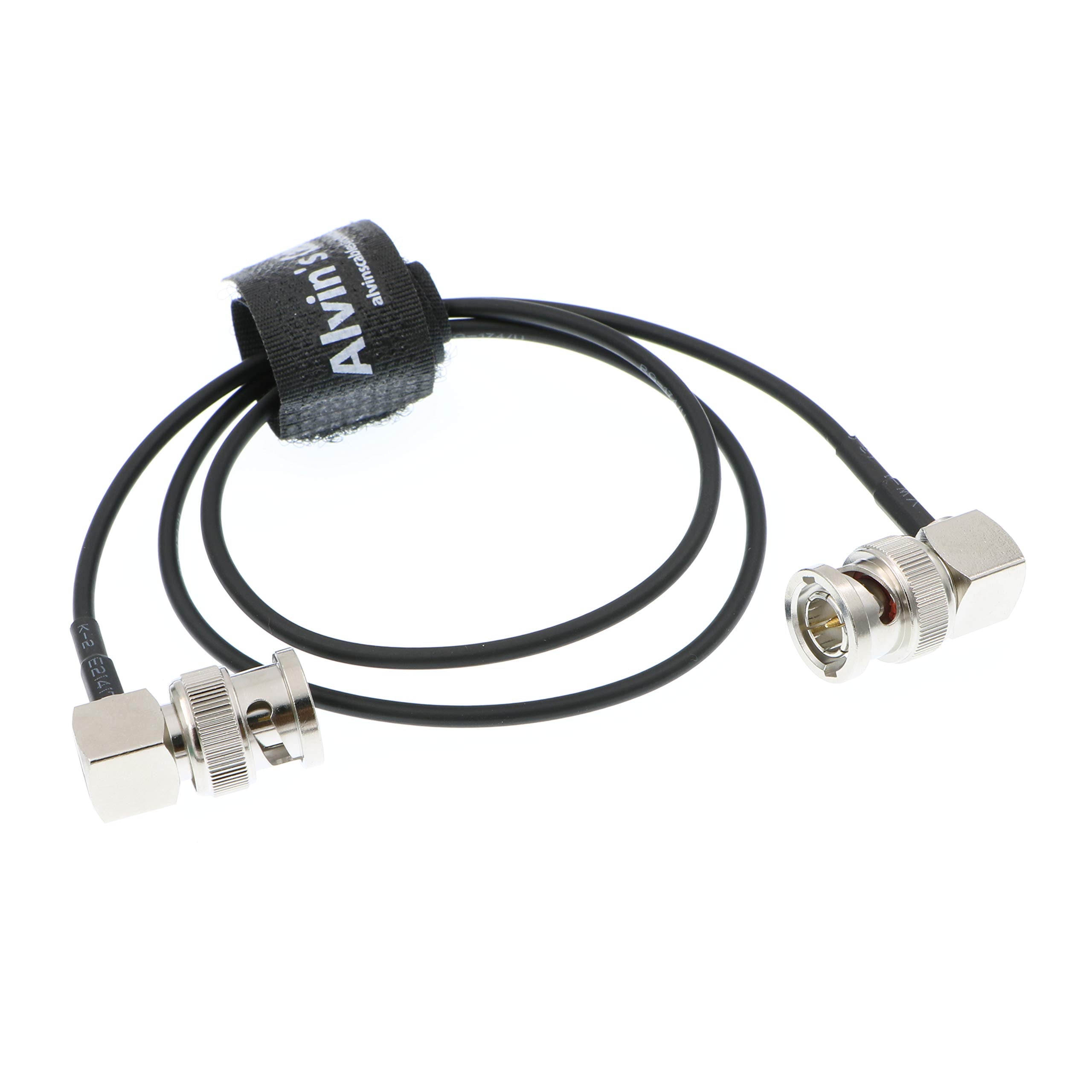 Alvin's Cables 3G SDI Cable BNC to BNC Cable Thin Flexible for Sony FS5| FS7| FX6, for Canon C300, Blackmagic URSA Camera, Atomos Ninja| Shogun Monitor, Right Angle 60CM| 2ft