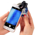 Mobile Phone Clip-on Magnifying Glass With Light And Portable