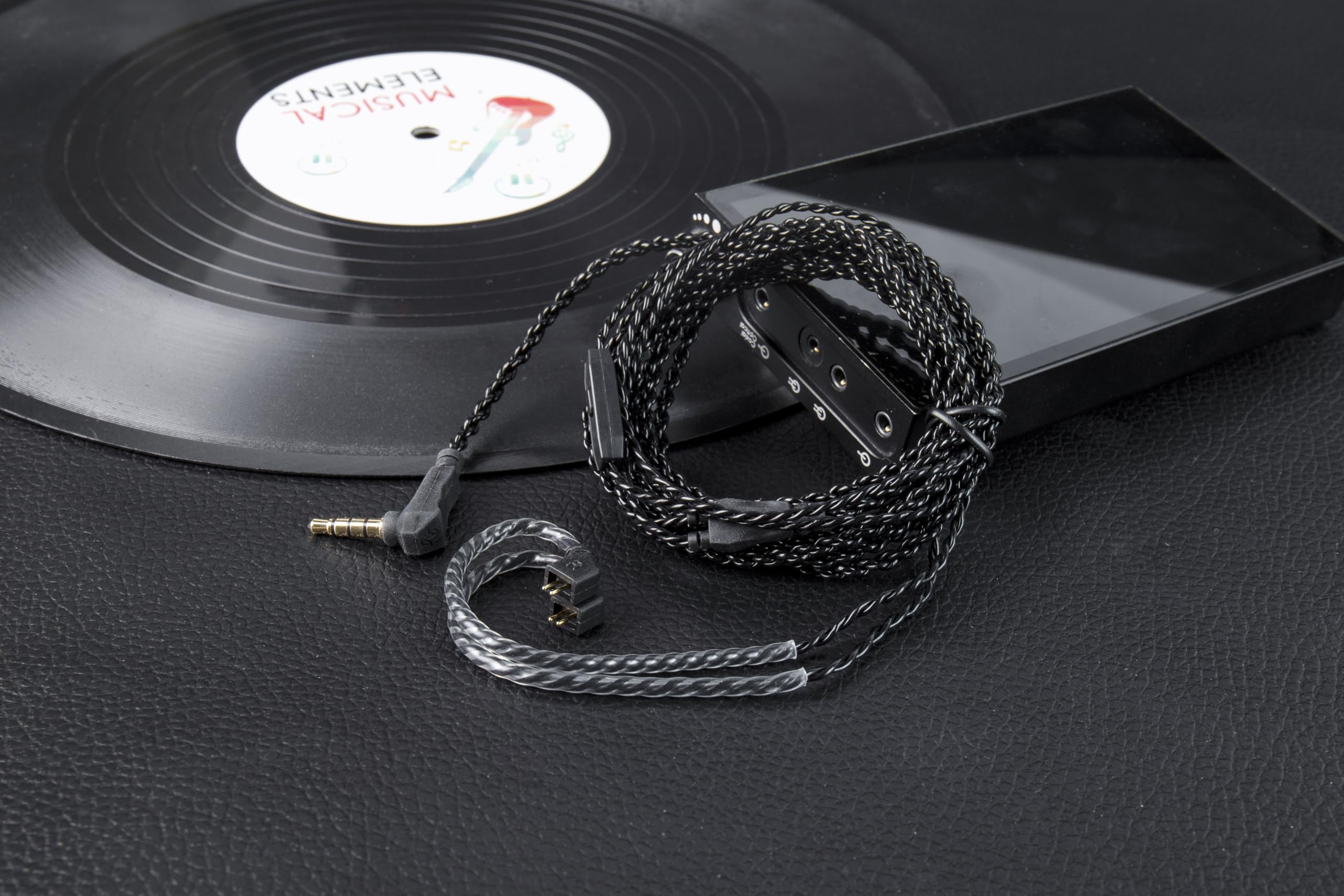 KZ ZS10 PRO Cable 2M IEM Cable in Ear Monitor Cable with 3.5mm Plug for KZ ZS 10 PRO/ZS10 PRO X/EDX PRO/ZAR/Castor/ZSN PRO/ZSN PRO X/ES4/ZSR//ZS10 PRO 2/ZS12 PRO X (3.5mm Without Mic, QDC)