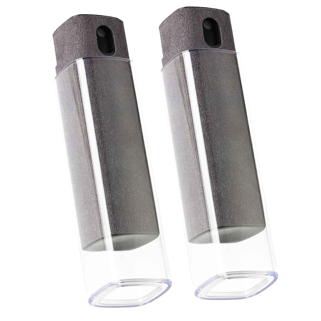 CUIUD Touchscreen Screen Cleaner Kit 2 Pcs, Phone, Tablet and Car Screen Cleaner, Two in One Spray and Microfiber Cloth(Grey&Pink)
