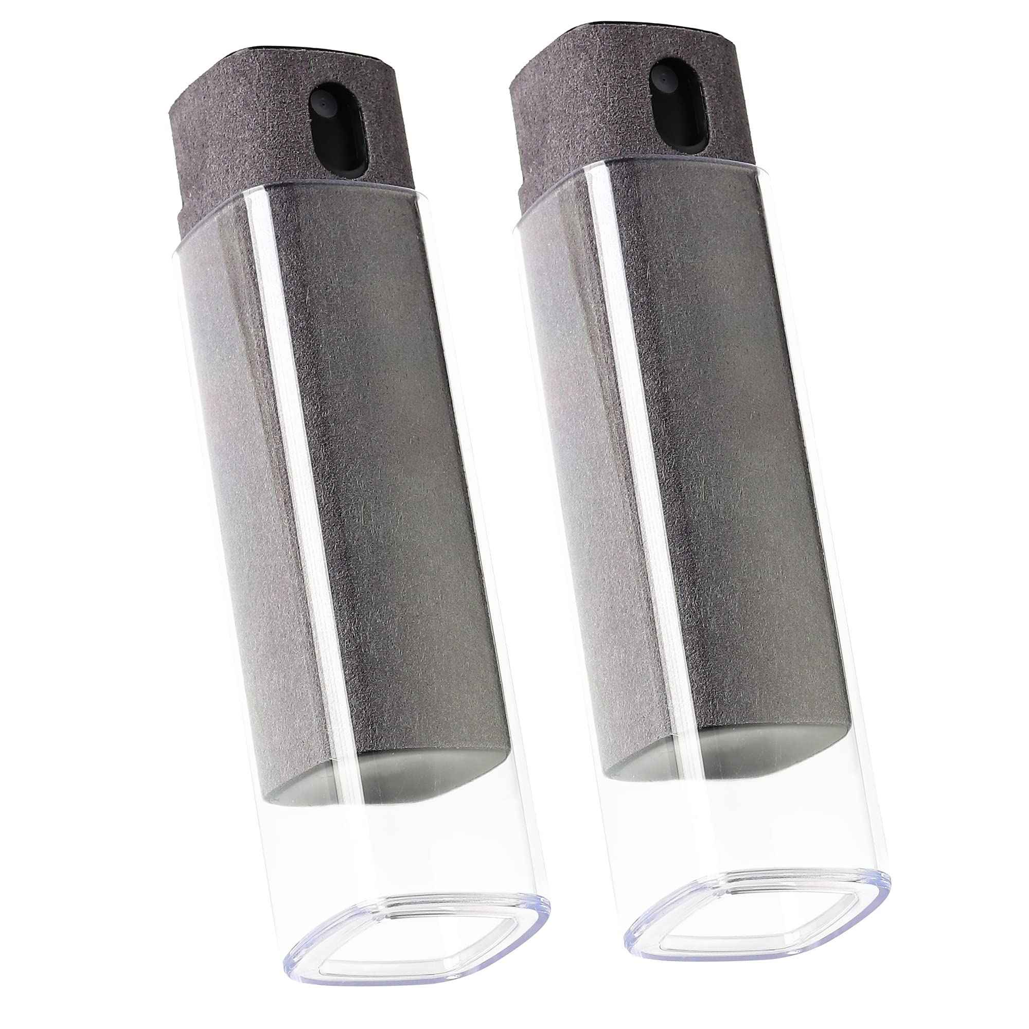 CUIUD Touchscreen Screen Cleaner Kit 2 Pcs, Phone, Tablet and Car Screen Cleaner, Two in One Spray and Microfiber Cloth(Grey&Pink)
