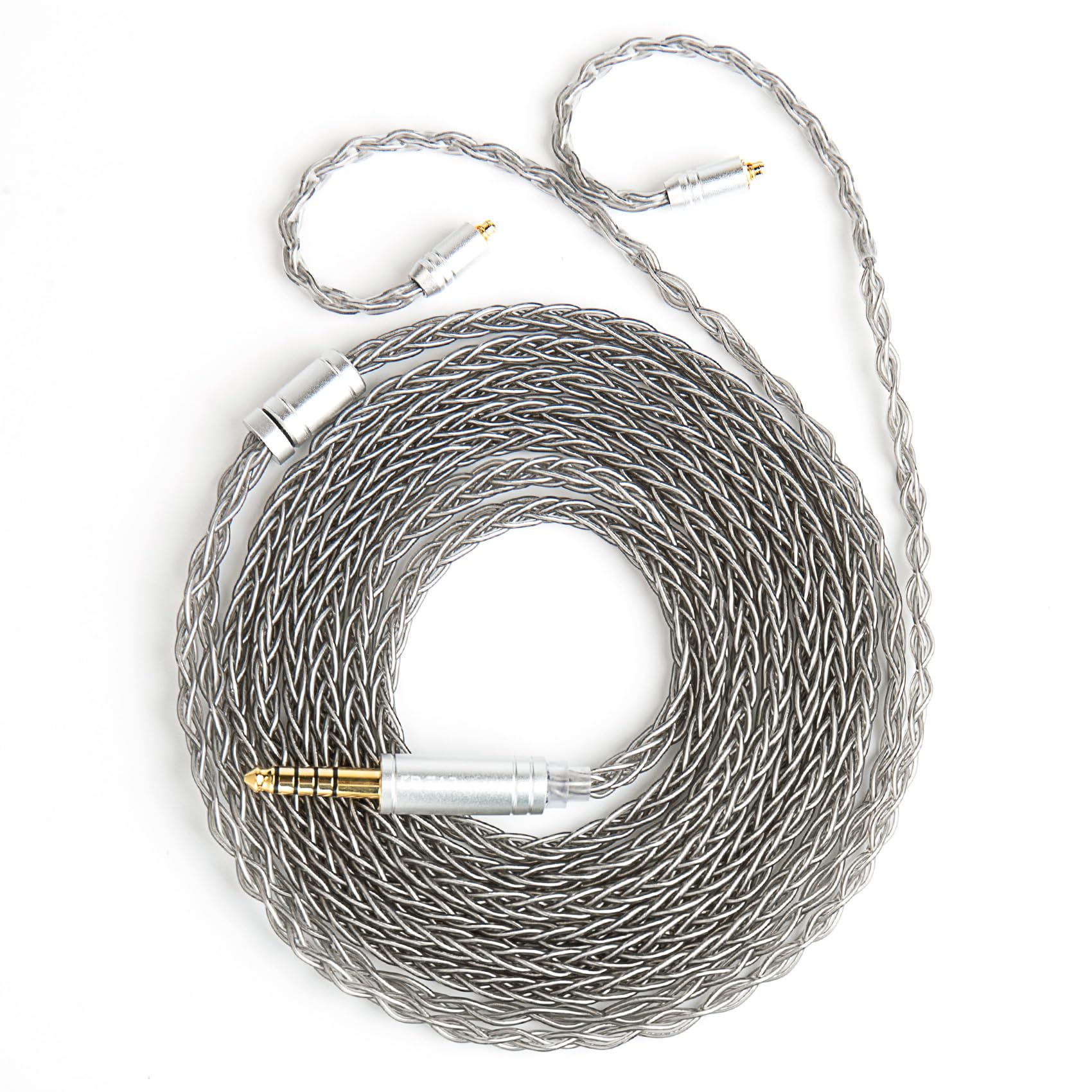 KBEAR ST16 Plus Long IEMs Earphone Cable with QDC-Type Pin for KZ ZSN/ZSN PRO /EDX PRO/ZS10 PRO/ZSN PRO X/ZS12 PRO X/ZSX/ZAS/ZVX/AS16/ZAR/DQS/ASX/D-Fi/Castor/PR2/PR3/ZEX CCA CRA/C12/C10PRO (QDC 3.5MM)
