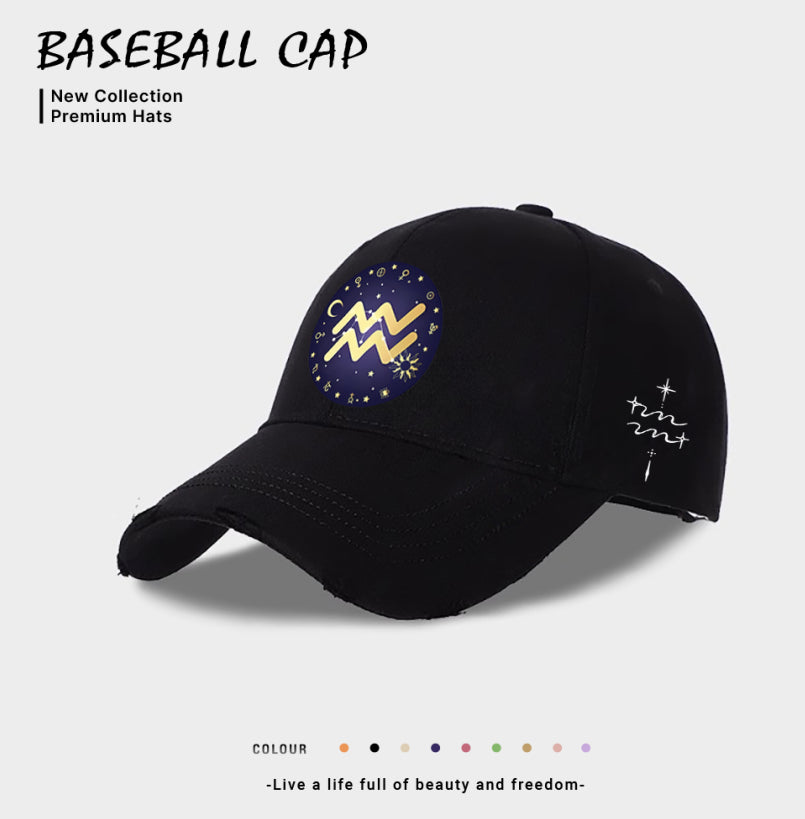 Europäische und amerikanische lässige Baseballkappe für Damen